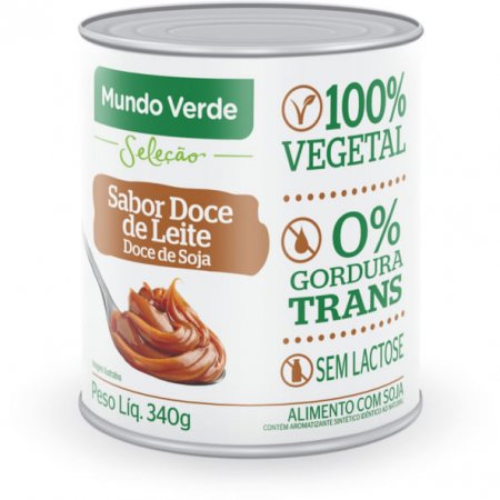 Doce de Leite de Soja Mundo Verde Seleção 340g