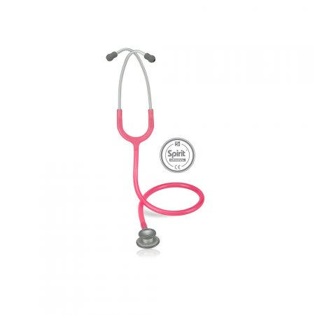 Estetoscópio Spirit MD Pro-Lite Pediátrico Rosa Perolizado