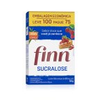 Adoçante em Pó Finn Sucralose com 100 envelopes de 600 mg