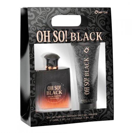 Kit de Perfume Feminino Oh So Black! Omerta - Eau de Parfum 100ML + Gel de Banho 100ml