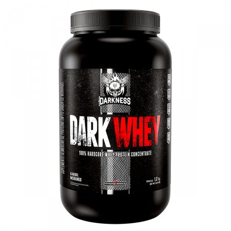 Whey Darkness 100% Concentrado Morango IntegralMédica - 1,2Kg