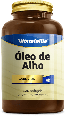Oleo de Alho Garlic Oil 250Mg - Alicina 60 Cáps Vitaminlife