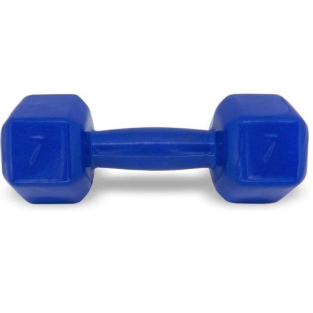 Halter Acte Sports 7 Kg - Emborrachado Sextavado Azul