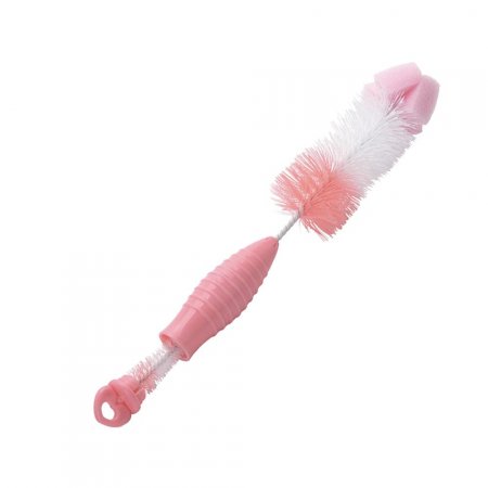 Escova De Limpeza Para Mamadeiras e Bicos Rosa