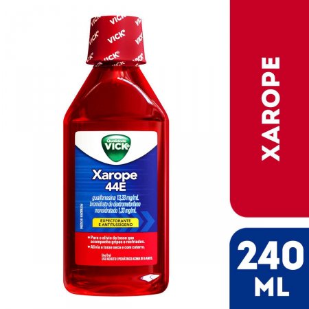 Vick 44E Xarope Expectorante com 120ml: Valor e onde comprar, xarope vick