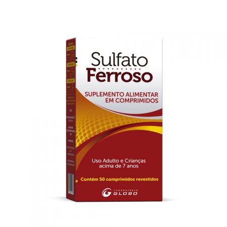 Sulfato Ferroso Globo 80mg C/50 CPR