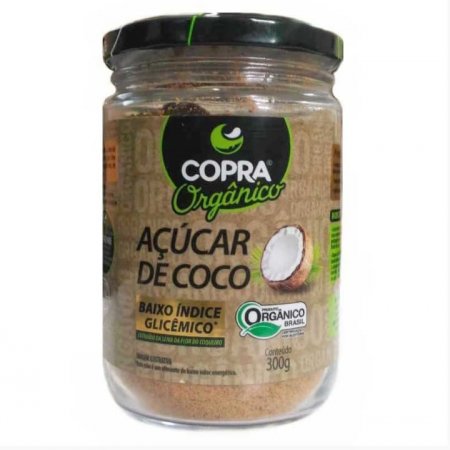 Açúcar De Coco Copra Vidro 300g