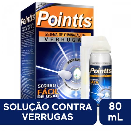 Pointts Sistema de Eliminação de Verrugas com 80ml