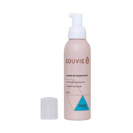Mousse de Limpeza Facial 25/45 150ml - Souvie
