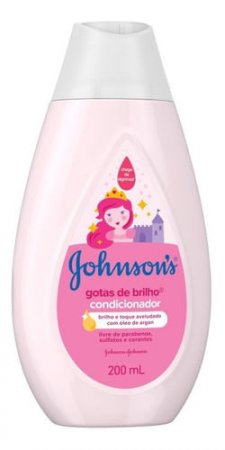 Condicionador Johnsons Baby Gotas De Brilho Óleo Argan 200ml