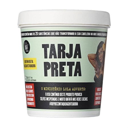Máscara Restauradora Tarja Preta 230g Lola Cosmetics