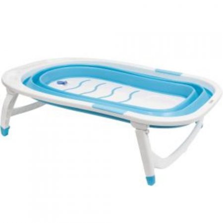 Banheira Baby Dobrável - Azul Buba Baby