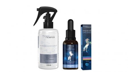 MAGIC SCIENCE KIT SERUM CAPILAR E AMPOLA E REORGANIZADOR CAPILAR