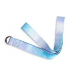 Cinto / Faixa de Alongamento Estampado - Yoga Strap - Nuvens