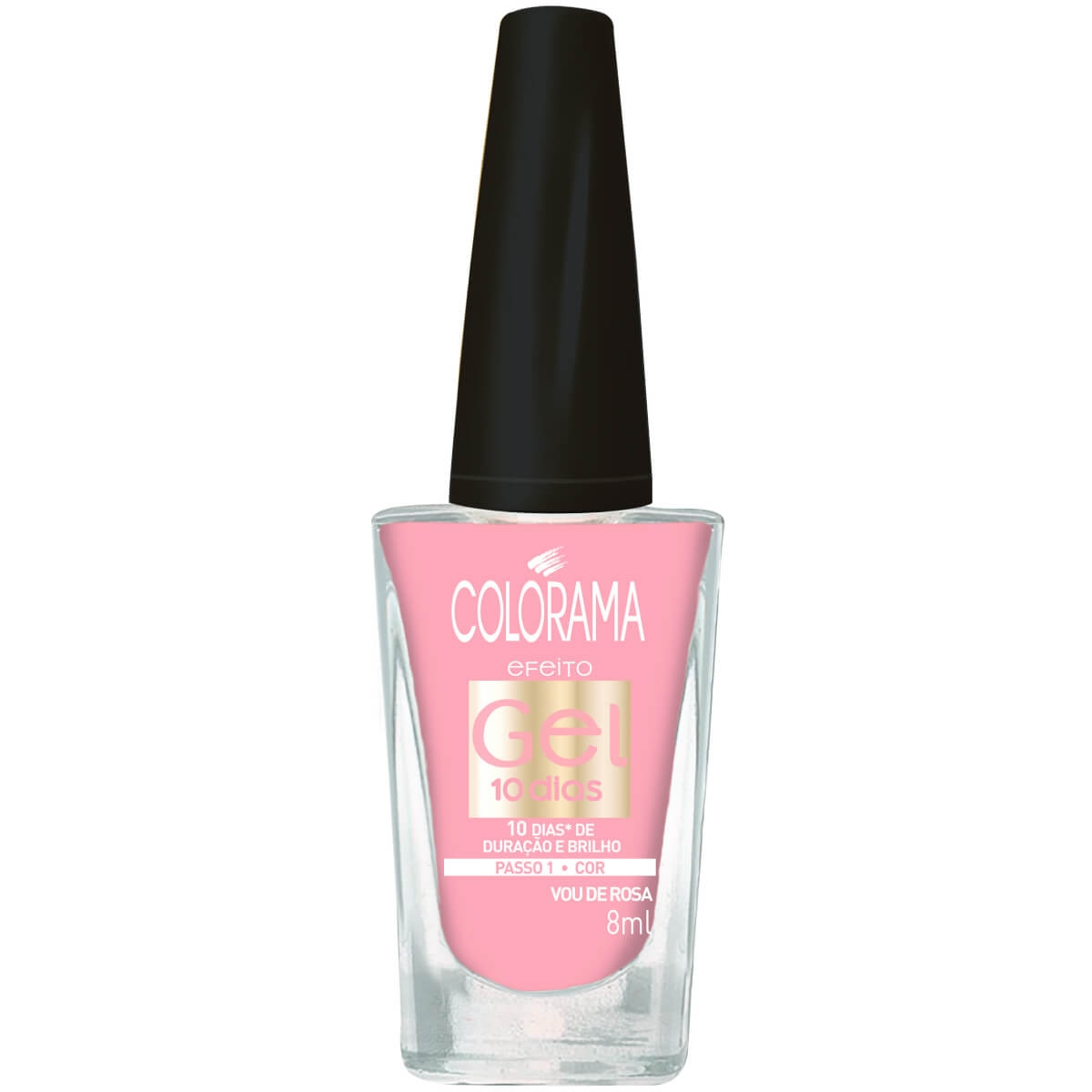 Esmalte Gel Colorama Vou de Rosa