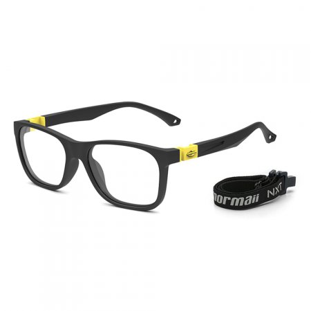 Óculos de grau mormaii infantil grab preto fosco