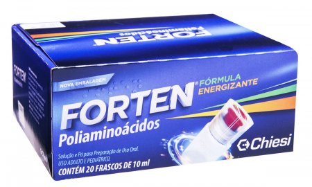 Forten Poliaminoácidos com 20 frascos de 10 ml