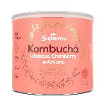 KOMBUCHÁ - hibiscus, cranberry e amora 200g Supra Ervas  - Hibiscus Cranberry e Amora