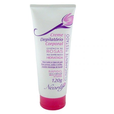 Creme Depilatorio Corporal Rosas Neorly 120grs