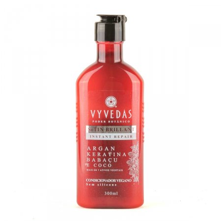 Condicionador Professional Vyvedas Setin Brillant Argan Keratina Babaçu e Coco com 300ml