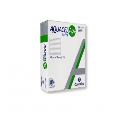 Curativo Aquacel AG+ Extra 10X10 cm Convatec - 1 unidade