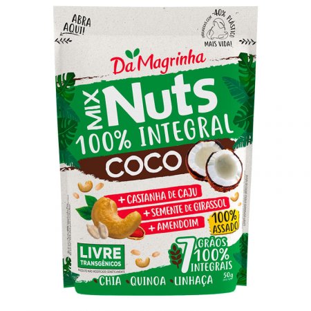 Mix Nuts Integral Coco 50g - Da Magrinha