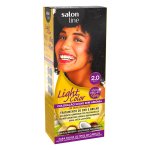 Tintura Salon Line Light Color 2.0 Preto com 1 Unidade