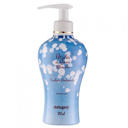 Hidratante Desodorante Corporal Mahogany Pétales de Roses Blanches 350ml
