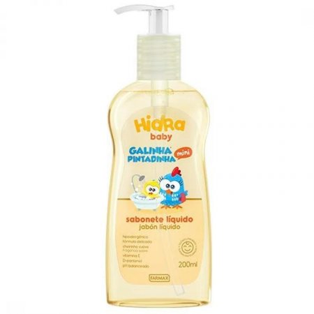 Sabonete Líquido Galinha Pintadinha Hidra Baby com Válvula 200ml