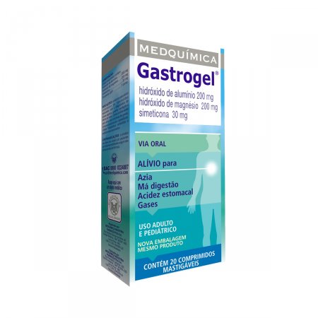 Gastrogel com 20 comprimidos