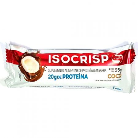 Barra de Proteína Coco Isocrisp Vitafor 55g