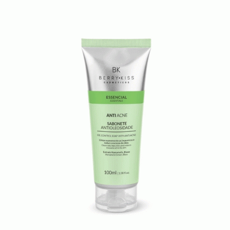Berry Kiss Sabonete Líquido Facial Para Pele Oleosa Limpeza Suave 100ml