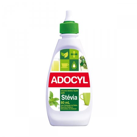 Adoçante Líquido Adocyl Stévia com 80ml
