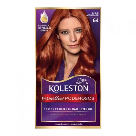 Tintura Creme Koleston Nº64 Acaju Acobreado