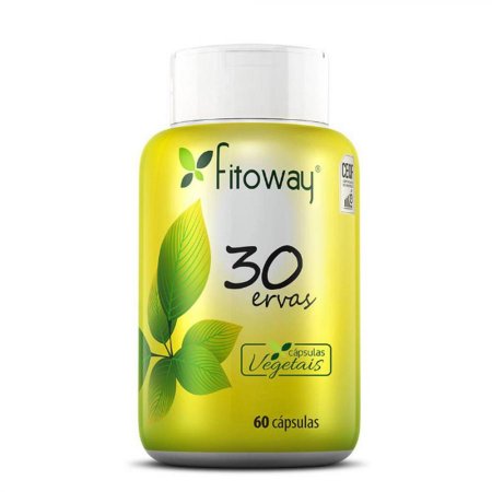 30 Ervas Fitoway - 60 Cápsulas