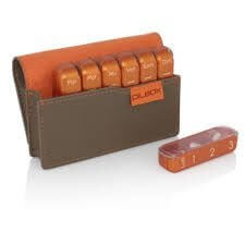 Porta Comprimidos Pilbox Mini - Chocolate