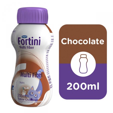Suplemento Alimentar Infantil Fortini Multi Fiber Sabor Chocolate com 200ml