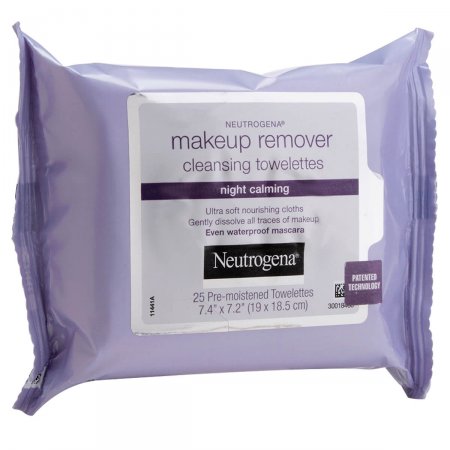Lenço Demaquilante Neutrogena Night Calming com 25 unidades