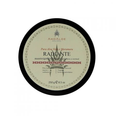 Manteiga Natural Hidratante AhoAloe Radiante 250g