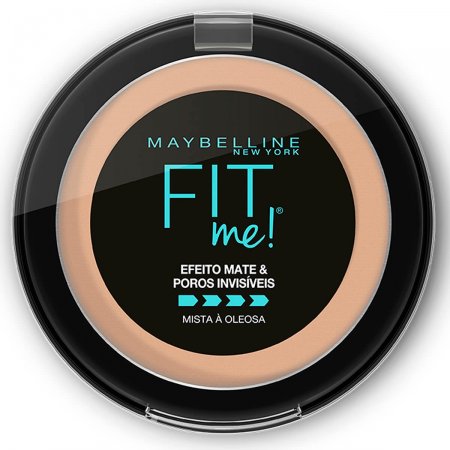 Pó Compacto Maybelline Fit Me R02 Claro Rosado Efeito Mate com 1 unidade