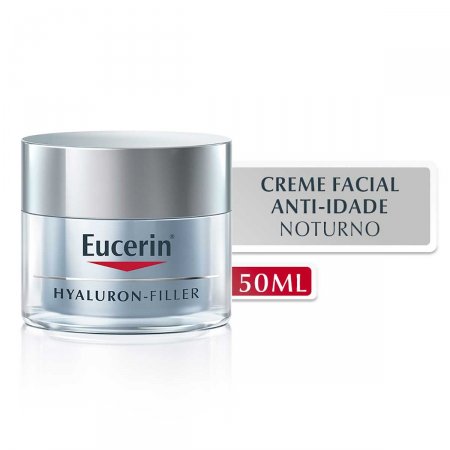 Creme Facial Anti-Idade Eucerin Hyaluron-Filler Noturno com 50g