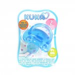 Chupeta Kuka Ortodôntica Soft Azul Fase 2 com 1 unidade