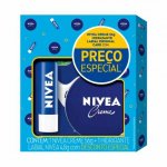 Kit Creme Hidratante 56g + Hidratante Labial Original 4.8g Nivea