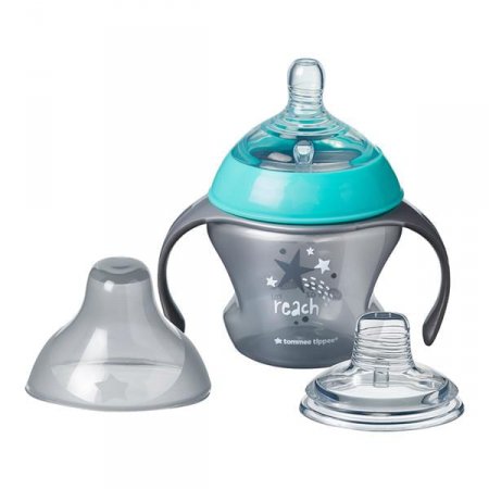 Copo de Transição Sippee Tommee Tippee 150ml + Bico Extra Prata