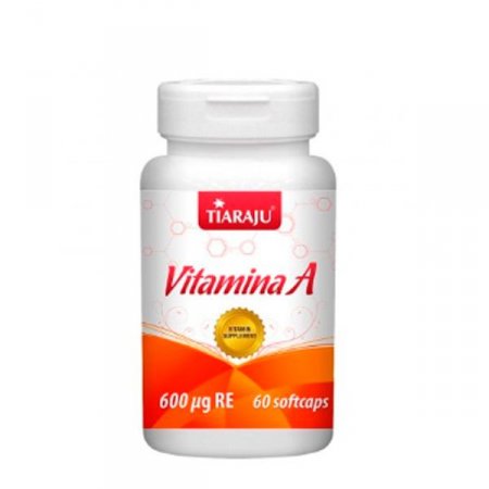 Vitamina A Tiaraju 60 Cápsulas de 600mg