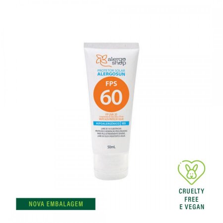Protetor Solar Alergosun FPS 60 Alergoshop