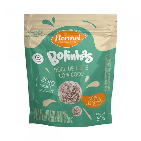 Bolinha de Doce de Leite Flormel Zero Lactose