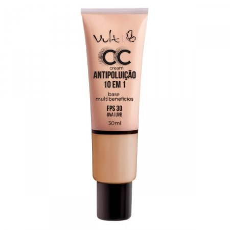 CC Cream Vult Antipoluição Cor MB02 FPS 30 com 30ml