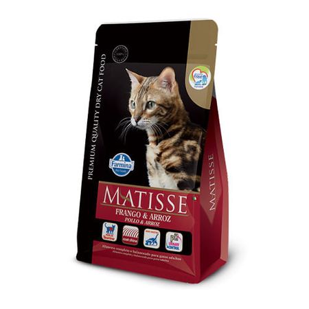 Ração Farmina Matisse Frango e Arroz para Gatos Adultos-800g