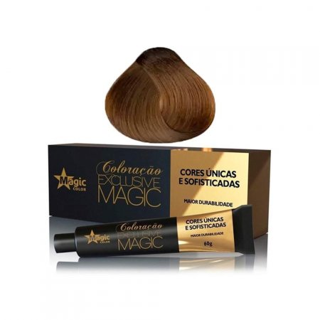 Coloração 8.3 Loiro Claro Dourado Magic Color 60G